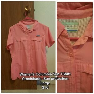 Columbia Women's Pink Sun T-Shirt